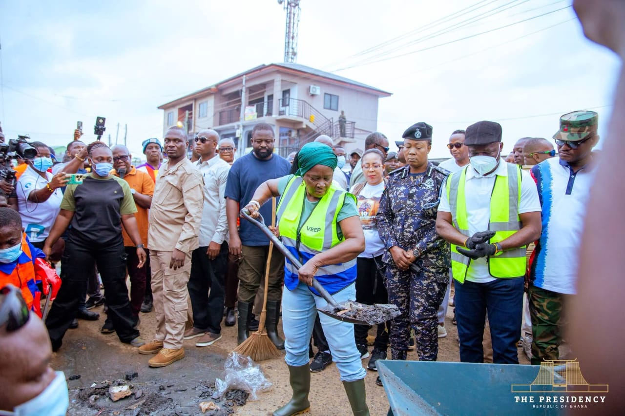 National sanitation day at Kasseh Ada